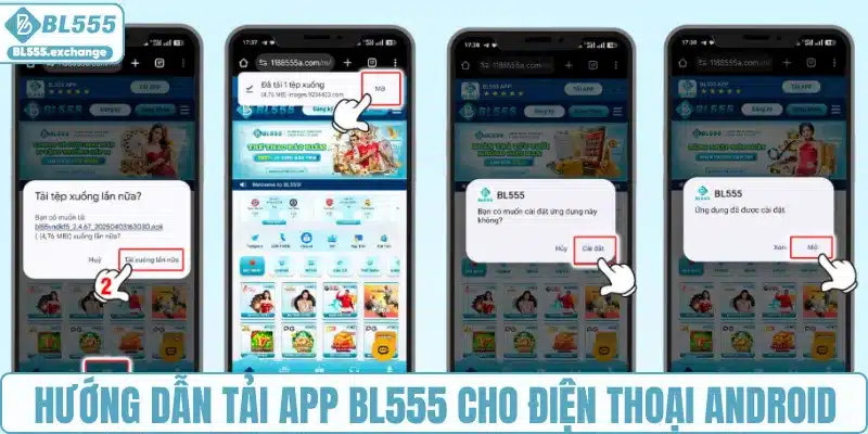 Hướng dẫn tải app BL555 cho điện thoại Android nhanh chóng