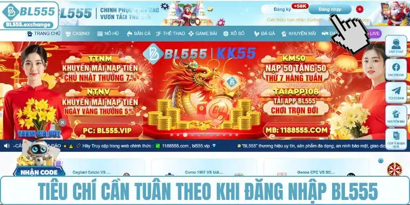 Mẹo đăng nhập BL555 thần tốc, vào game ngay